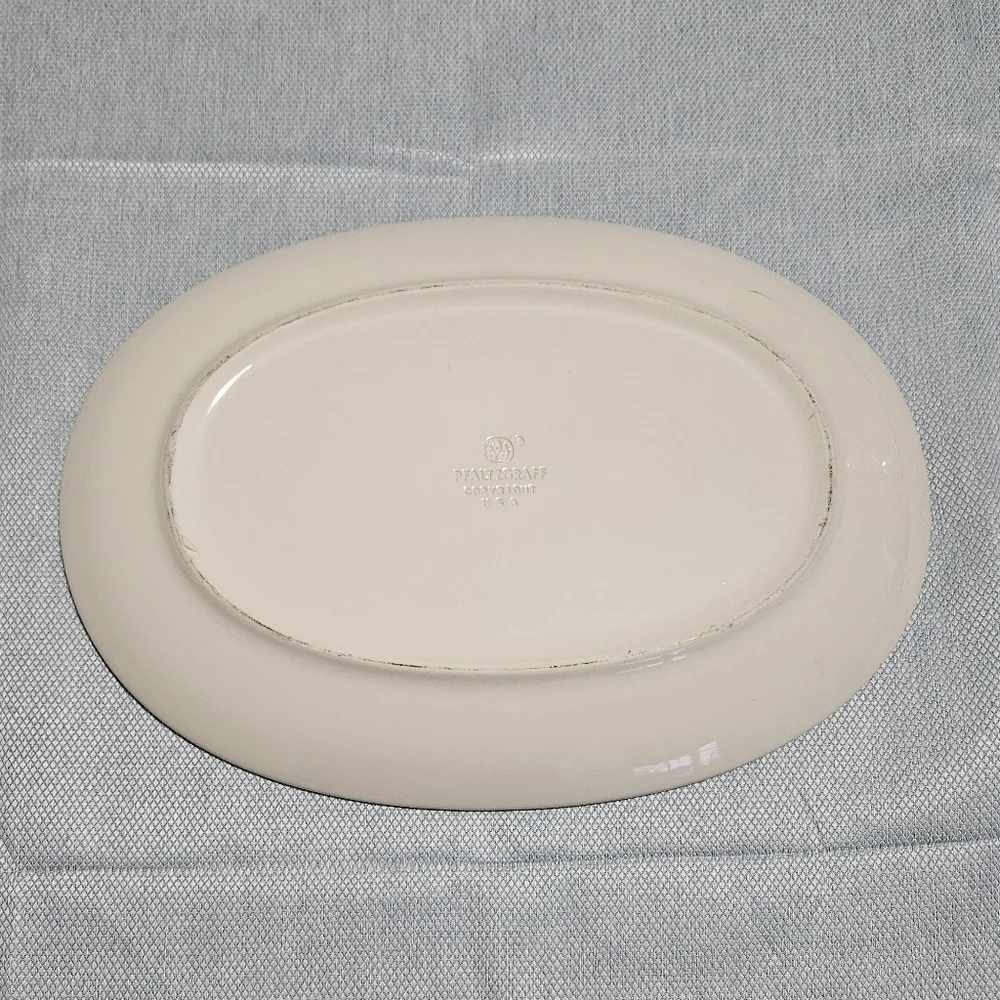 Pfaltzgraff Vintage Juniper Oval‎ Serving Platter Stoneware Dinner USA 14